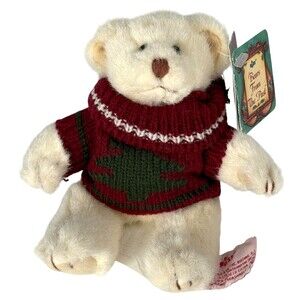 Russ Bears From The Past 809 With Tags Christmas Tree Sweater Holidays VTG